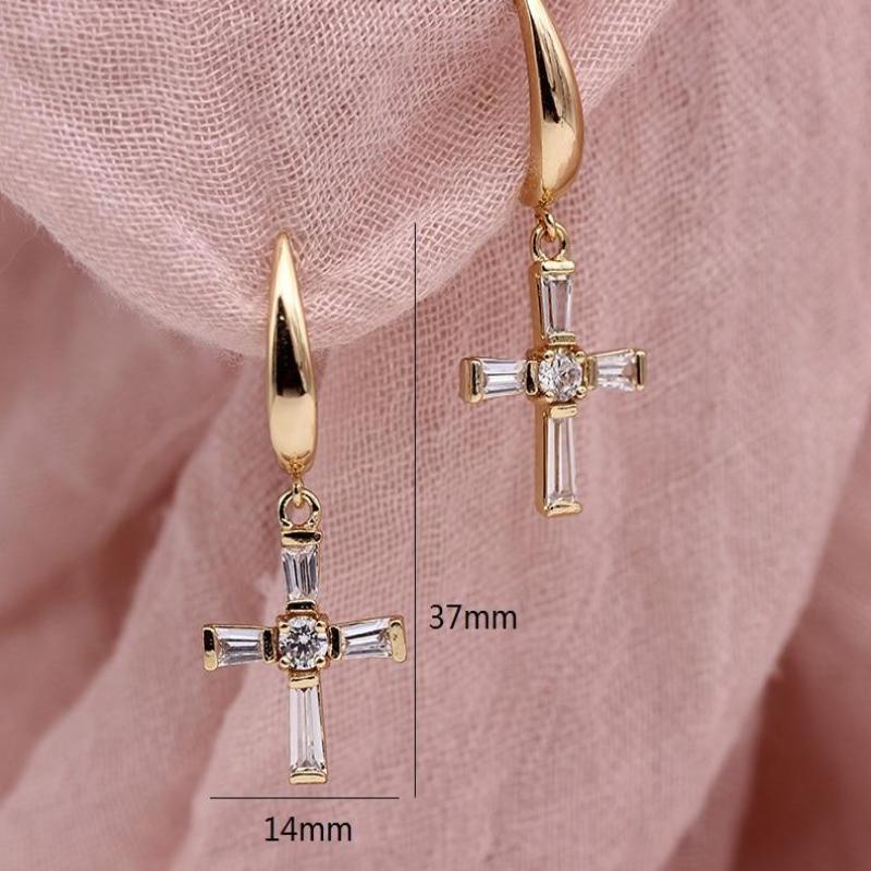 Fashion Cross Earrings Mymaebell.com