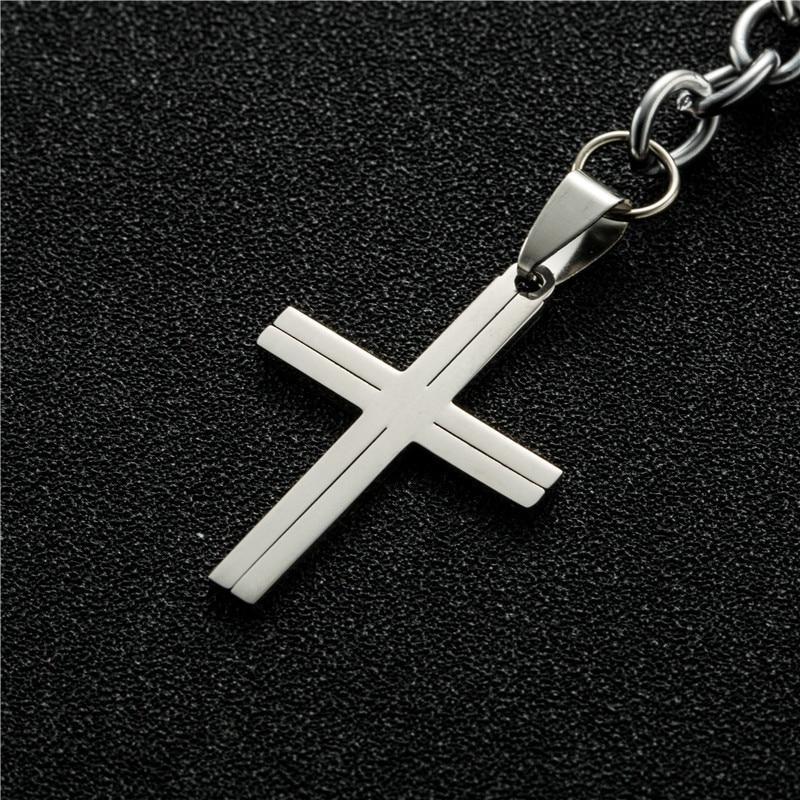 Simple Cross Keychain Mymaebell.com