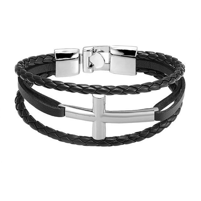 New Fashion Leather Bracelet Mymaebell.com White Brown