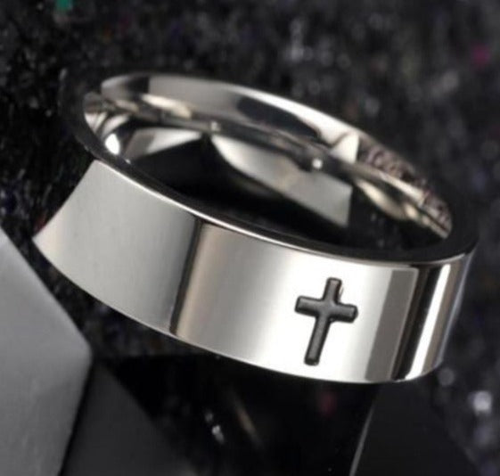 Fashion Cross Metal Ring Mymaebell.com