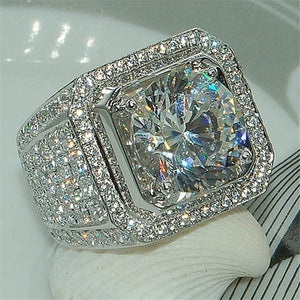 Silver Crystal Bague Mymaebell.com