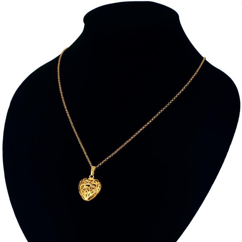 Hollow Heart Necklaces Mymaebell.com