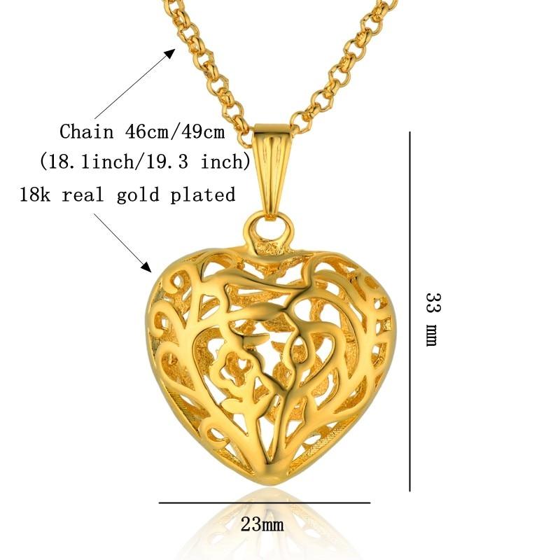 Hollow Heart Necklaces Mymaebell.com