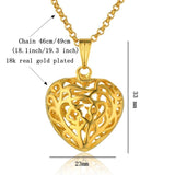 Hollow Heart Necklaces Mymaebell.com