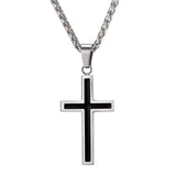 Unique Inlayed Cross Necklace Mymaebell.com Stainless Steel