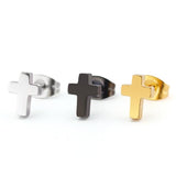 Romantic Mine Cross Stud Earrings Mymaebell.com