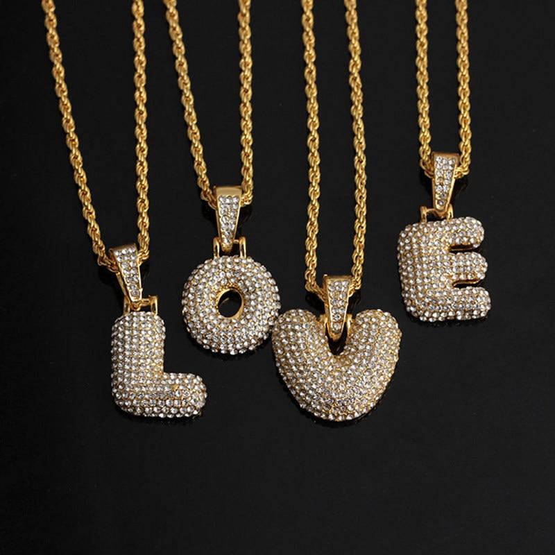 Bubble Letters - Christian Hip Hop Necklaces Mymaebell.com