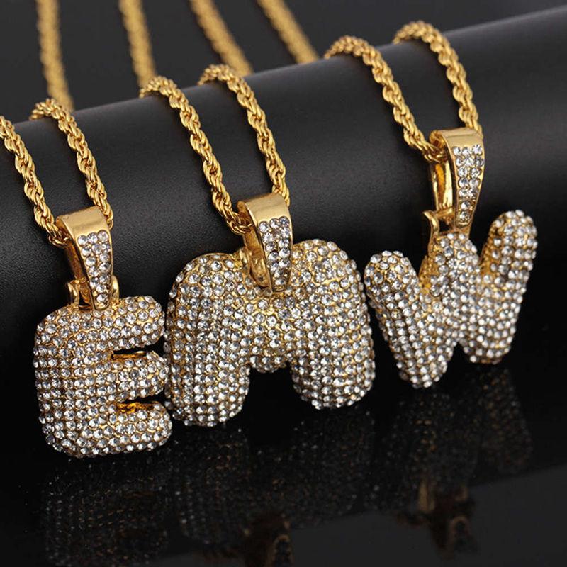 Bubble Letters - Christian Hip Hop Necklaces Mymaebell.com