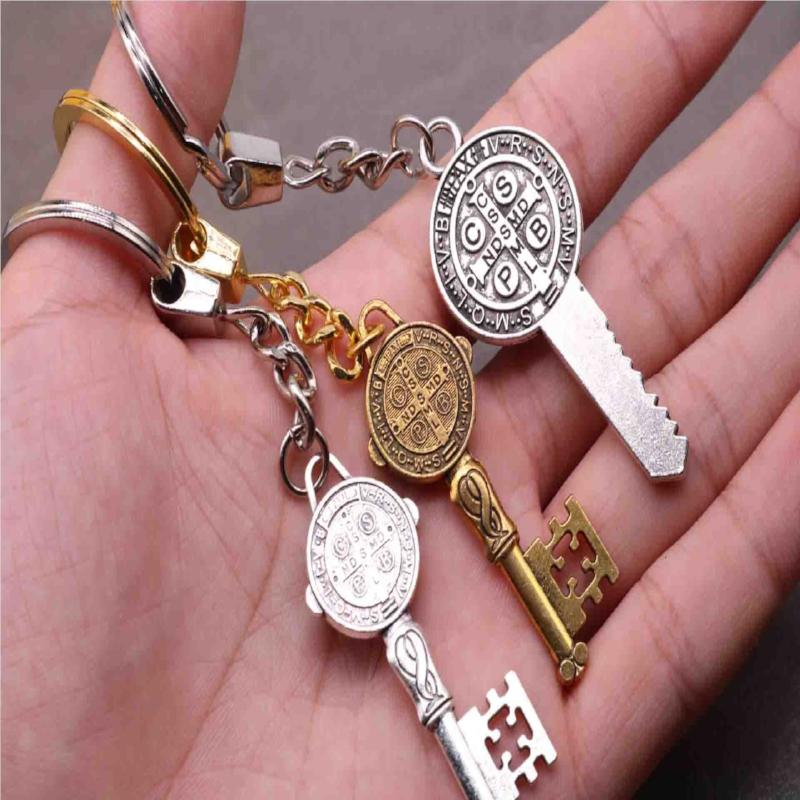 Saint Benedict Keychain Mymaebell.com