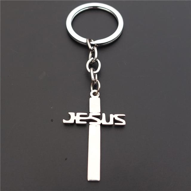 Jesus Keychains Mymaebell.com LYKR340 White