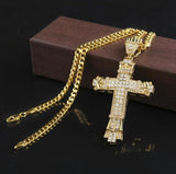 Hip Hop Cross - long chain - 62cm - Special offer - Get yours now Mymaebell.com Gold Necklace