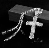 Hip Hop Cross - long chain - 62cm - Special offer - Get yours now Mymaebell.com Silver Necklace
