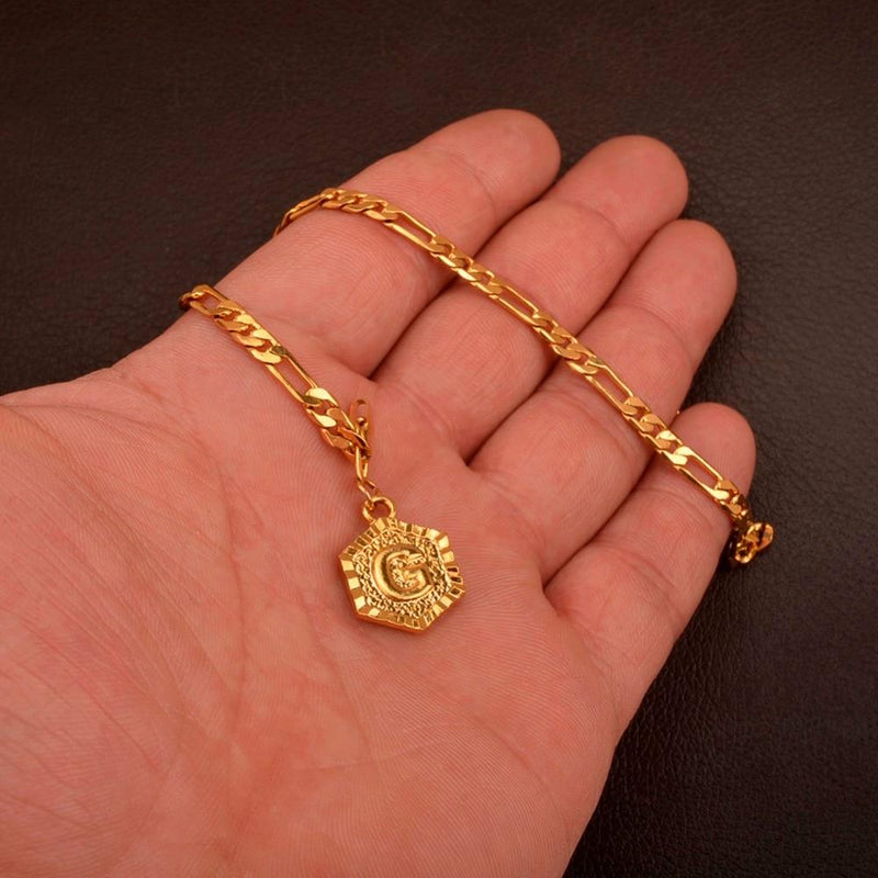 Extender Chain/Gold Color Initial Letters Anklet for Women Mymaebell.com