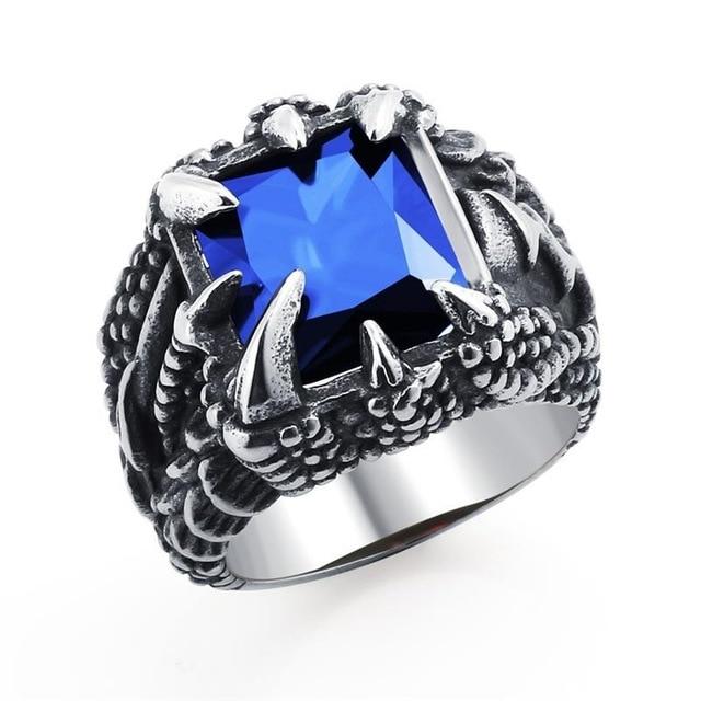 Retro Dragon Claw Ring Cool Men Mymaebell.com 10 Ring 2