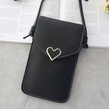 Universal Leather Cell Phone Bag Shoulder Pocket Wallet Pouch Case Neck Strap For Samsung S10 For iPhone X 8 For Huawei P30 V20 iphone case Mymaebell.com A1