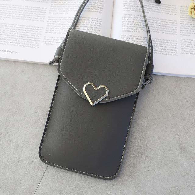 Universal Leather Cell Phone Bag Shoulder Pocket Wallet Pouch Case Neck Strap For Samsung S10 For iPhone X 8 For Huawei P30 V20 iphone case Mymaebell.com A4