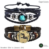 Zodiac Braided Bangle Mymaebell.com Capricorn