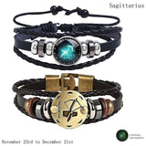 Zodiac Braided Bangle Mymaebell.com Sagittarius