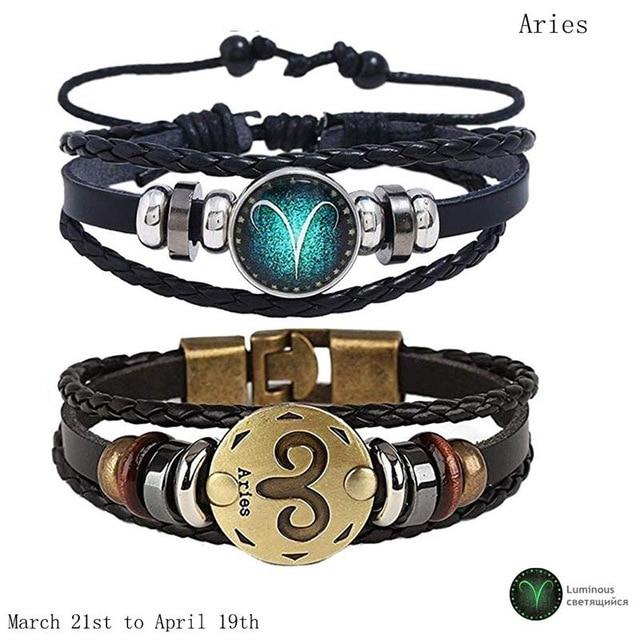Zodiac Braided Bangle Mymaebell.com Aries
