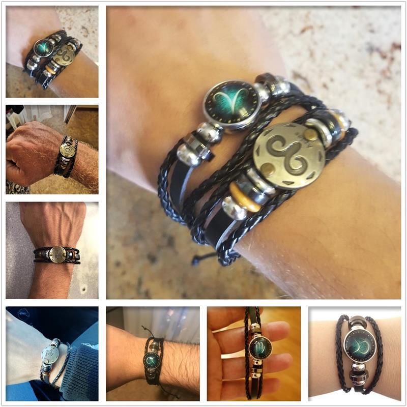 Zodiac Braided Bangle Mymaebell.com