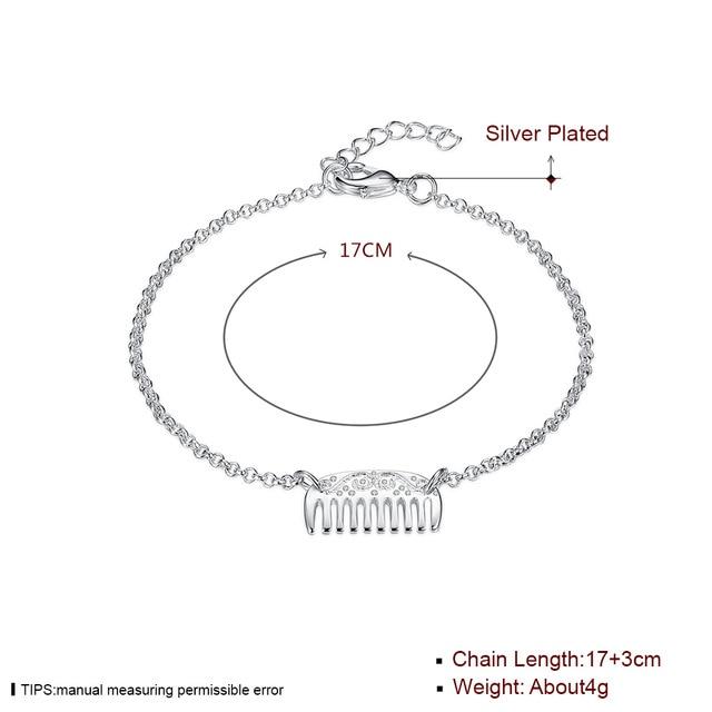 11 style silver Color Charm Bracelets For Women Heart Horse Charm Design Bracelets Korea Jewelry femme New Mymaebell.com 5 
