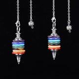 chakras divination pendulum necklace Mymaebell.com 