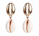 Alloy shell earrings Earring Mymaebell.com Gold 