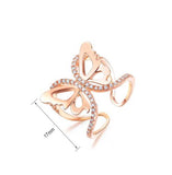 Butterfly Ring rings Mymaebell.com Rose Gold 