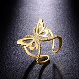 Butterfly Ring rings Mymaebell.com 