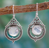 Moonstone earrings Earring Mymaebell.com Moonstone 
