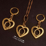 Alphabet A-Z Gold Color Heart Letters Pendant Necklace Initial for Women Girls English Letter Jewelry necklace Mymaebell.com Choose Letter O 60cm Thin Chain 