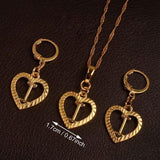 Alphabet A-Z Gold Color Heart Letters Pendant Necklace Initial for Women Girls English Letter Jewelry necklace Mymaebell.com Choose Letter I 60cm Thin Chain 