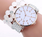 Arabic Crystal Diamond Watch Bracelet watch Mymaebell.com White 