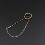 Breastpin Pin Golden Jewelry Rose Flower Banquet Stick Corsage Collar Pins Broche Mymaebell.com 9 