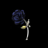 Breastpin Pin Golden Jewelry Rose Flower Banquet Stick Corsage Collar Pins Broche Mymaebell.com 21 