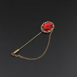 Breastpin Pin Golden Jewelry Rose Flower Banquet Stick Corsage Collar Pins Broche Mymaebell.com 7 