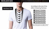 Bubble Letters - Christian Necklaces men necklace Mymaebell.com 