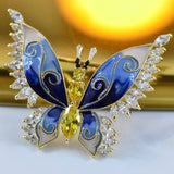 Butterfly Brooches For Women broches Mymaebell.com Silver 