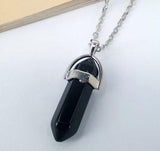 Crystal Necklace necklace Mymaebell.com Black 