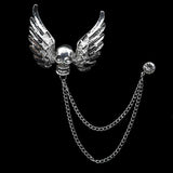 Eagle Angel Skull Anchor Badge Retro Pins Broche Mymaebell.com 50 