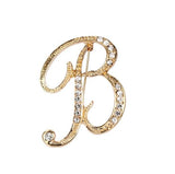 Fashion clothing accessories 26 English alphabet brooches broches Mymaebell.com B 