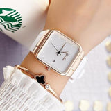 Fashion Watches Quartz Watches For Lovers watch Mymaebell.com White 