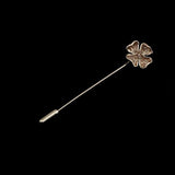 Gold/Black Leaf Pin Broche Mymaebell.com 21 