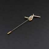 Golden Anchor Flower Brooch Breastpin Pin Men's Broche Mymaebell.com 11 