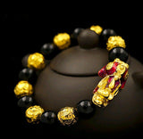 Mantra Beaded Bracelet - Lucky Money Handmade Chain bracelet Mymaebell.com B1 Discoloration 