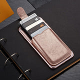 Leather Phone Wallet card holder iphone case Mymaebell.com 