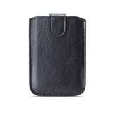 Leather Phone Wallet card holder iphone case Mymaebell.com Black 
