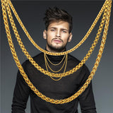 Stainless Steel Gold Chains For Men and Women Mymaebell.com 