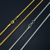 Stainless Steel Gold Chains For Men and Women Mymaebell.com 