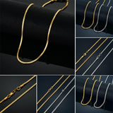 Stainless Steel Gold Chains For Men and Women Mymaebell.com 